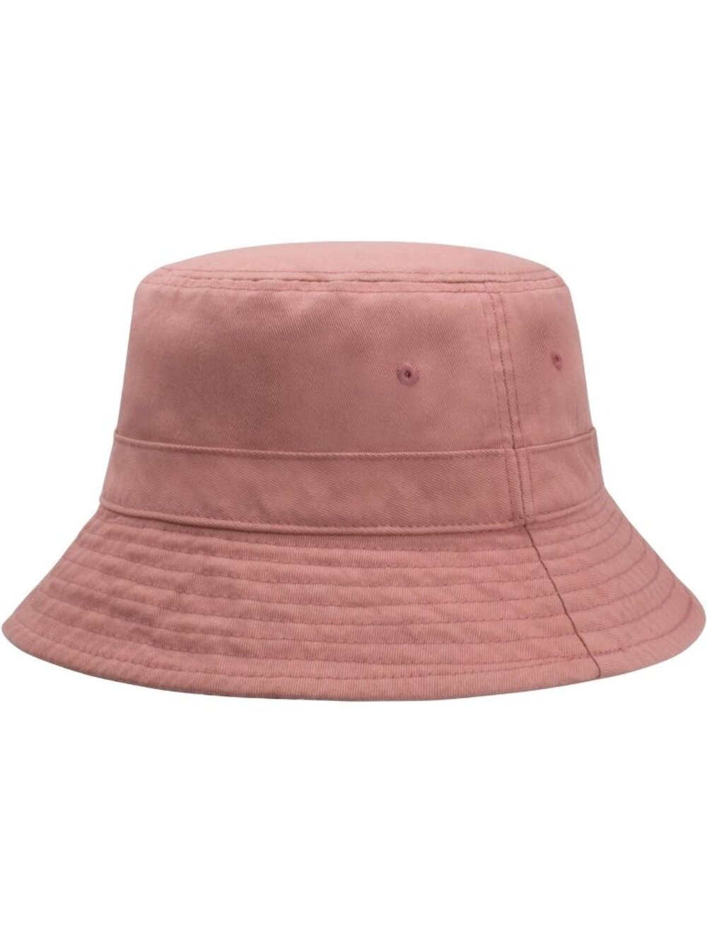 Unisex Dusty Rose Cotton Summer Sun Boonie Style Beach Golf Fishing Bucket Hat